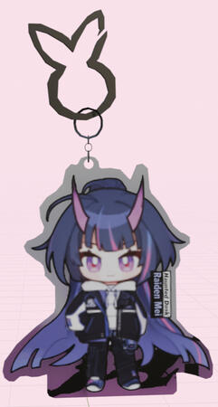 Raiden Mei keychain