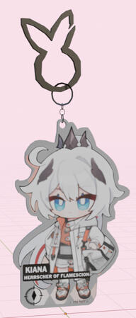 Kiana Kaslana keychain Kiana Kaslana keychain